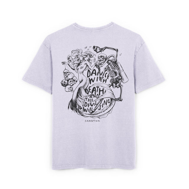 Dance With Death - Acid Washed Heavy T-Shirt