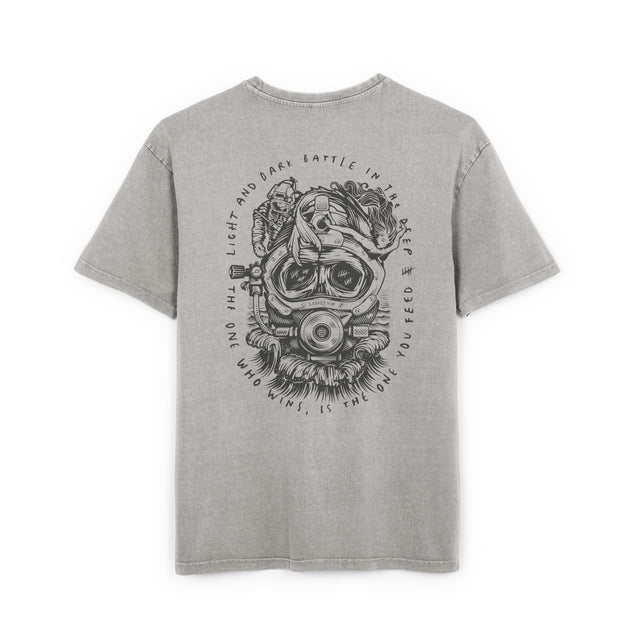 Men's Acid Washed Heavy Oversize Tee